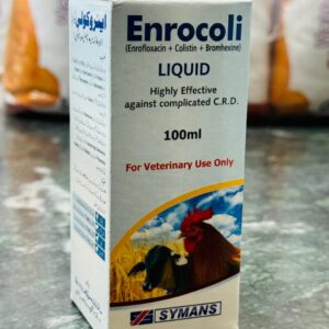 Enrofloxacin and Colistin solution 100ml for poultry and livestock