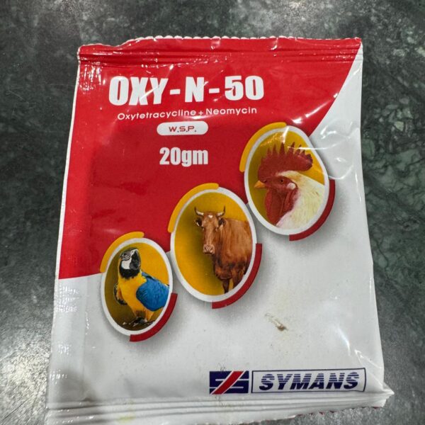 OXY-N-50 antibiotic water-soluble powder for poultry and livestock