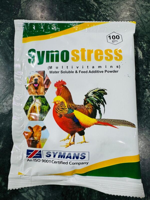 SYMOSTRESS Water Soluble Powder: Comprehensive Poultry Vitamin Supplement