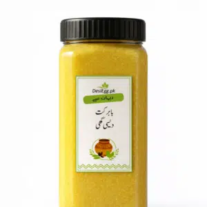 Pure village desi ghee jar by DesiEgg.pk