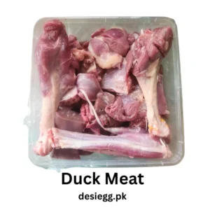 Fresh skinless duck meat assortment and premium duck eggs available in Lahore.